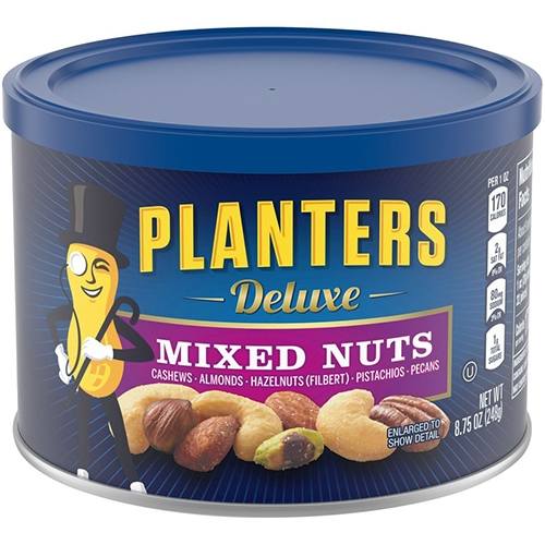 Planters Deluxe Mixed Nuts with Hazelnuts - 8.75 oz can 3 Planters Deluxe Mixed Nuts with Hazelnuts - 8.75 oz can