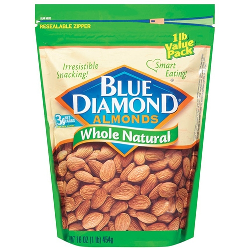 Blue Diamond Value Pack Almonds – 16oz Bag 5 Blue Diamond Value Pack Almonds – 16oz Bag - Image 3