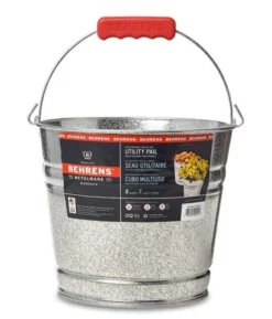 Behrens 8 Quart Hot Dipped Steel Pail