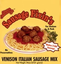 Wildlife Seasonings Sausage Fixin's, Venison Italian Sausage Mix