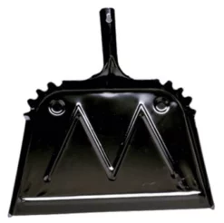 True Value 16" Black Metal Heavy Duty Dust Pan