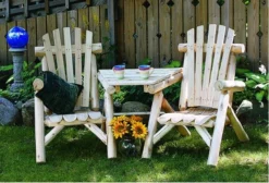 Lakeland Mills Solid Cedar Vis-A-Tete Chair -Home Goods Sales Store 16750166