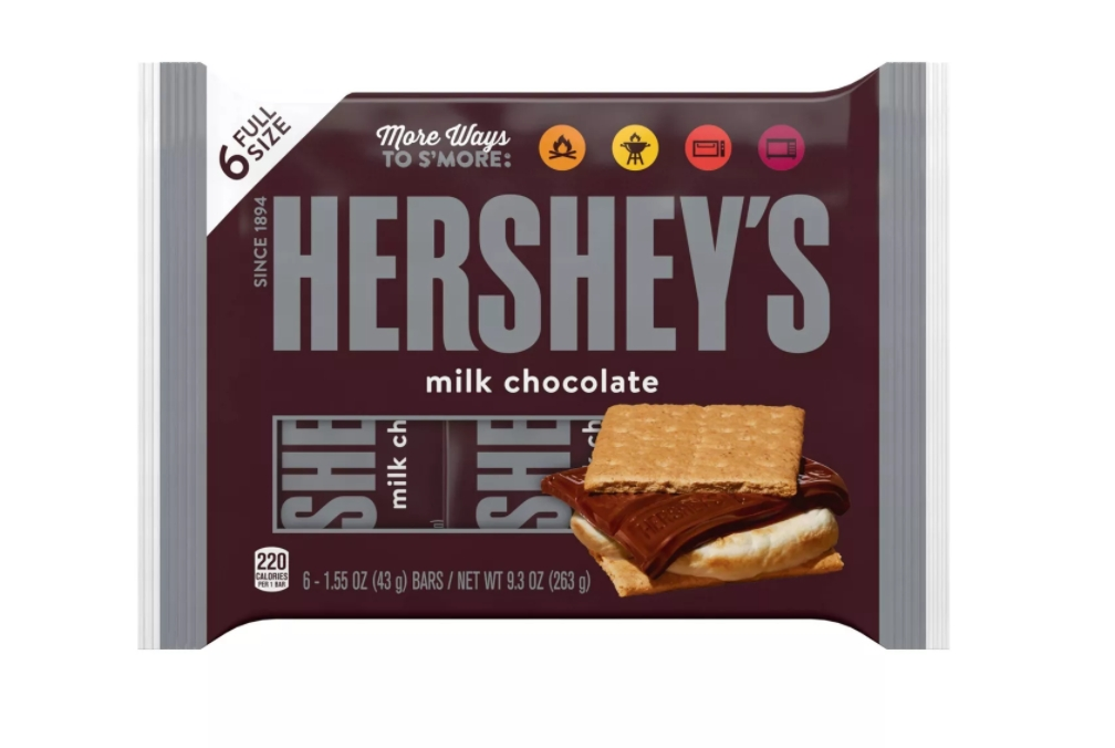 Hershey's Milk Chocolate Candy Bars – 6 Pack 3 Hershey's Milk Chocolate Candy Bars – 6 Pack