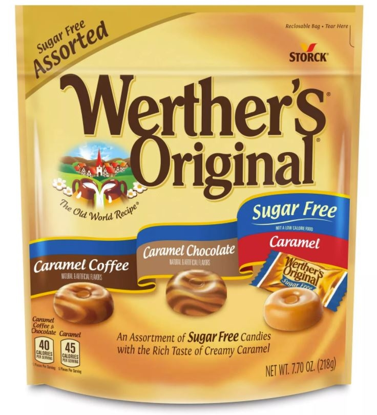 Werther's Original Sugar Free Assorted Flavors, 7.7 oz 3 Werther's Original Sugar Free Assorted Flavors, 7.7 oz