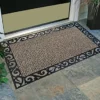 GrassWorx Wrought Iron Stems and Leaves Door Mat -Home Goods Sales Store 200002 1