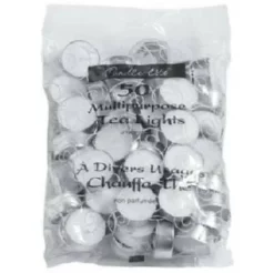 Candle-Lite 50 Pack Unscented Tea Lights 9 Candle-Lite 50 Pack Unscented Tea Lights -Home Goods Sales Store 20010012 4