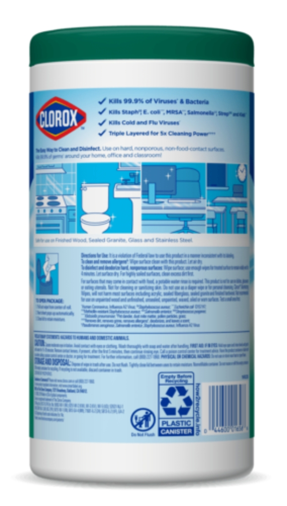 Clorox® Disinfecting Wipes Fresh Scent – 35 Count 4 Clorox® Disinfecting Wipes Fresh Scent – 35 Count - Image 2