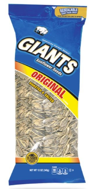 Giants Original Salted Sunflower Seeds, 12 oz 3 Giants Original Salted Sunflower Seeds, 12 oz