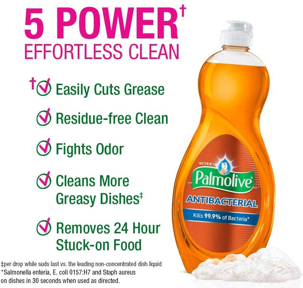 Palmolive Antibacterial Ultra Dish Liquid - 20 oz 5 Palmolive Antibacterial Ultra Dish Liquid - 20 oz - Image 3