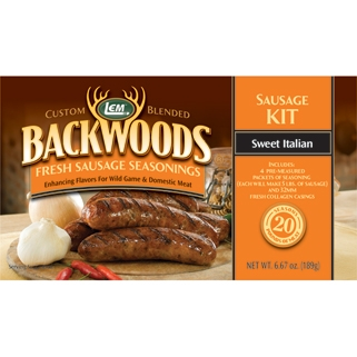 Backwoods Sweet Italian Fresh Sausage Kit