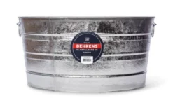 Behrens 15 Gallon Round Hot Dipped Steel Tub