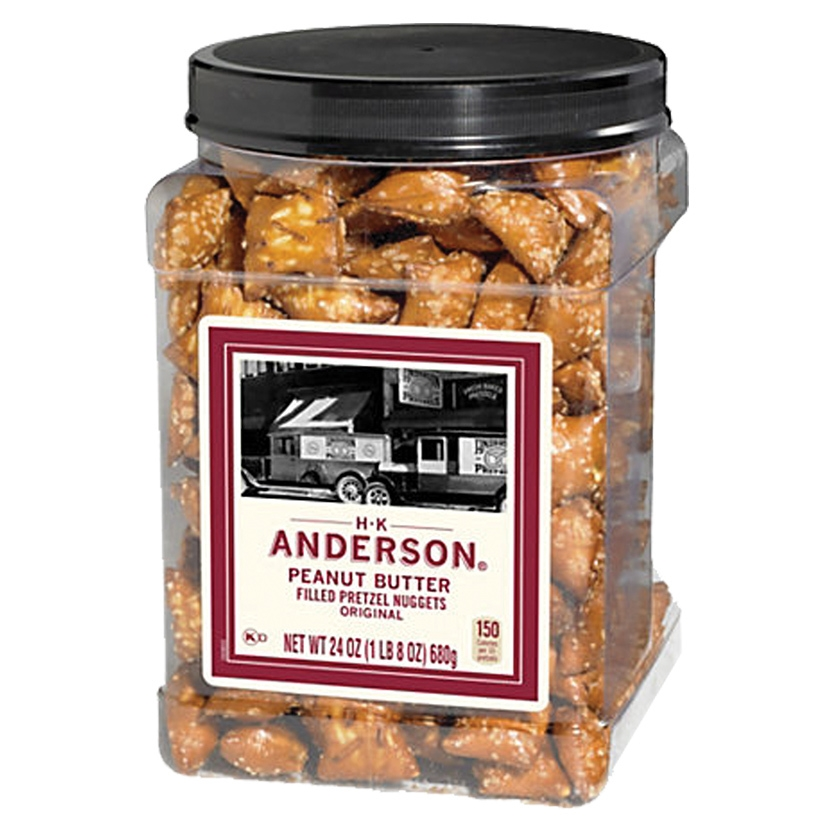 H.K. Anderson Peanut Butter Filled Pretzel Nuggets - 24 Oz. 3 H.K. Anderson Peanut Butter Filled Pretzel Nuggets - 24 Oz.