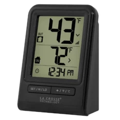 LaCrosse Technology Inside/Outside Wireless Thermometer with Clock