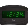 La Crosse .6" Green LED Alarm Clock 1 La Crosse .6" Green LED Alarm Clock -Home Goods Sales Store 37810553