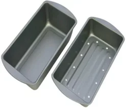 G&S Metal BakerEze Meatloaf Pan with Fat Away