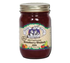 Amish Wedding Foods Stawberry Rhubarb Jam, 18 oz.