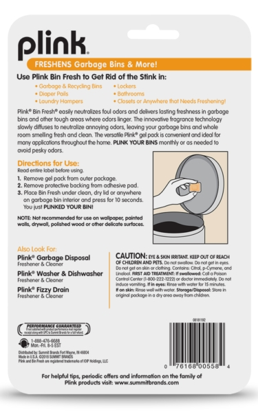 Plink Bin Fresh Odor Eliminator 4 Plink Bin Fresh Odor Eliminator - Image 2
