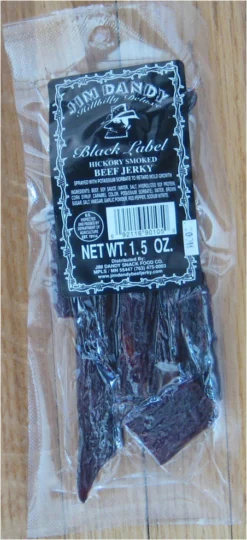 Jim Dandy Black Label Beef Jerky, 1.5 oz.