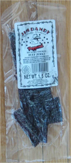 Jim Dandy Peppered Beef Jerky, 1.5 oz.