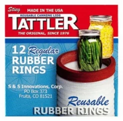 Tattler Reusable Rubber Rings, 12 Ct. Regular