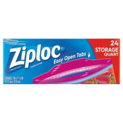 Ziploc Quart Storage Bags, 24 ct