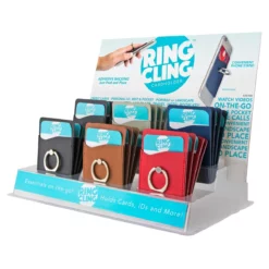 Ring Cling Cardholder – Assorted -Home Goods Sales Store 51670002 2