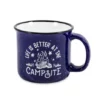 Camco Life is Better at the Campsite Ceramic Mug, Blue, Campfire Design -Home Goods Sales Store 53387 1