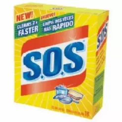 S.O.S. Steel Wool Soap Pads – 18 Count