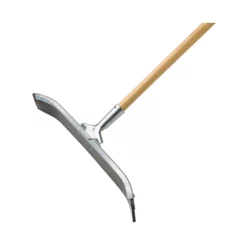 Ettore Curved Steel Floor Squeegee w/Handle - 24 Inch