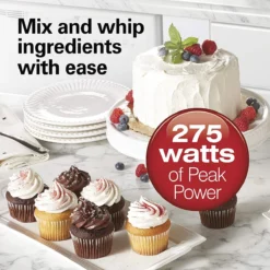 Hamilton Beach Power Deluxe 6-Speed Electric Hand Mixer with Snap-On Storage Case -Home Goods Sales Store 5590984 4 1