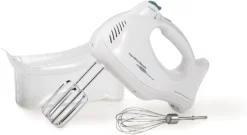 Hamilton Beach Power Deluxe 6-Speed Electric Hand Mixer with Snap-On Storage Case