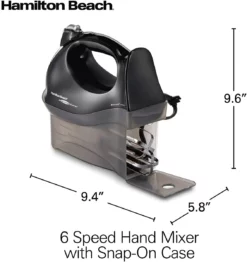 Hamilton Beach Hand Mixer with Snap-On Case - Black -Home Goods Sales Store 5591050 7 2