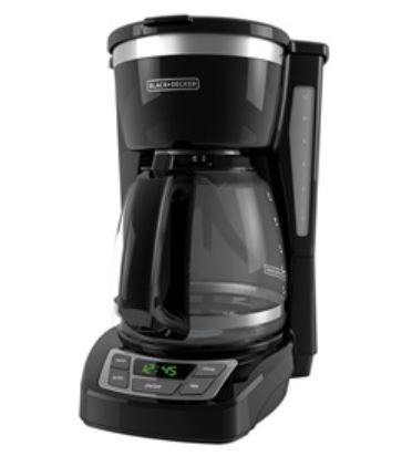 Black & Decker 12-Cup* Programmable Coffeemaker, Black 3 Black & Decker 12-Cup* Programmable Coffeemaker, Black