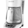 Black & Decker 12-Cup* Programmable Coffeemaker, White -Home Goods Sales Store 570556 1