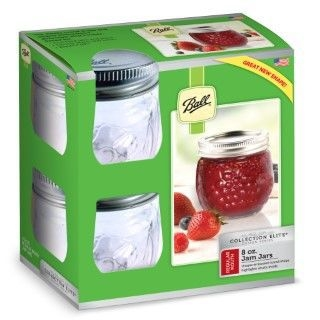 Ball Elite 8 Oz. Jam Jars, 4 Ct. 3 Ball Elite 8 Oz. Jam Jars, 4 Ct.