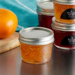 12 Pack Ball Smooth Sided Jars - 4oz -Home Goods Sales Store 5750048 2