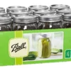 Ball Wide Mouth 32 Oz. Mason Jars w/Lids & Bands, 12 Ct. -Home Goods Sales Store 5750245 1