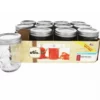 12 Pack Kerr Regular Mouth Jars - 1/2pt (8oz) -Home Goods Sales Store 5751203