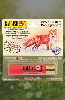 BALMSHOT Organic Pomegranate Lip Balm