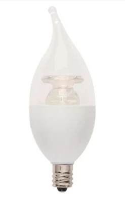 Westinghouse 4 Watt (40-Watt Equivalent) C11 LED Light Bulb – 2 Pack -Home Goods Sales Store 682097 3