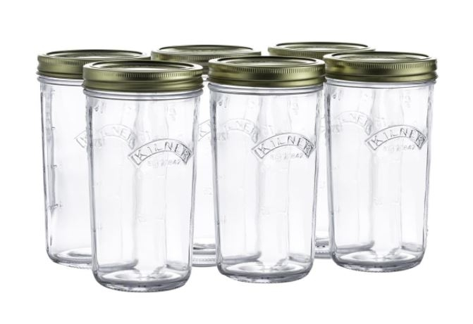 Kilner 17 Oz. Wide Mouth Jar, 6-Pack 3 Kilner 17 Oz. Wide Mouth Jar, 6-Pack