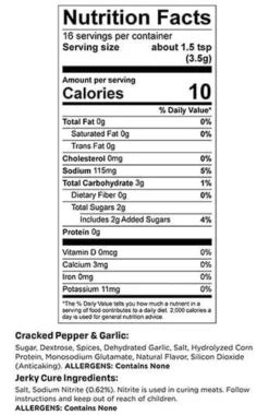 Nesco Cracked Pepper and Garlic Jerky Spice, 6 pack -Home Goods Sales Store 80480019 2 1