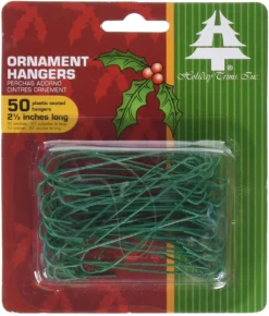 Holiday Trims Ornament Hooks - Jumbo Green