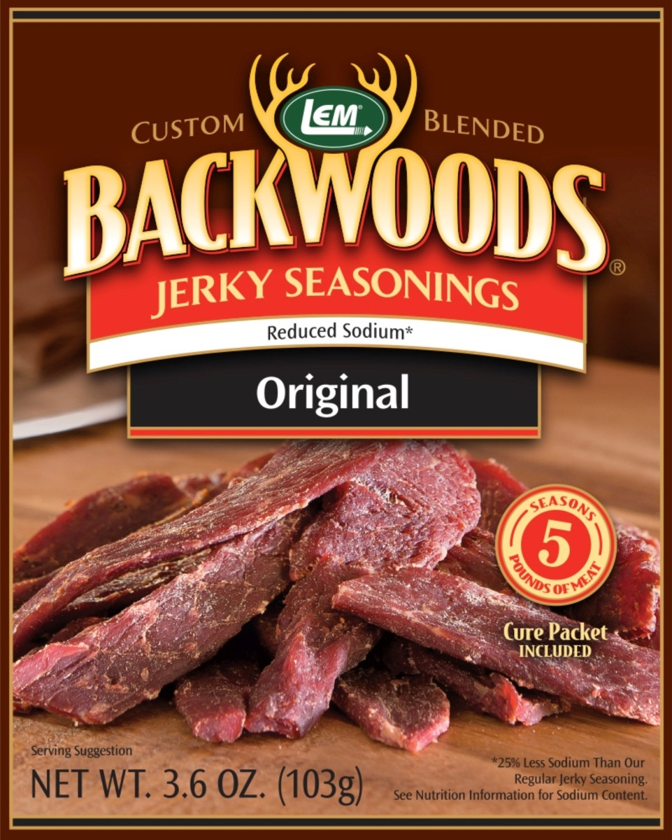 LEM Backwoods Reduced Sodium Jerky Seasonings 3 LEM Backwoods Reduced Sodium Jerky Seasonings