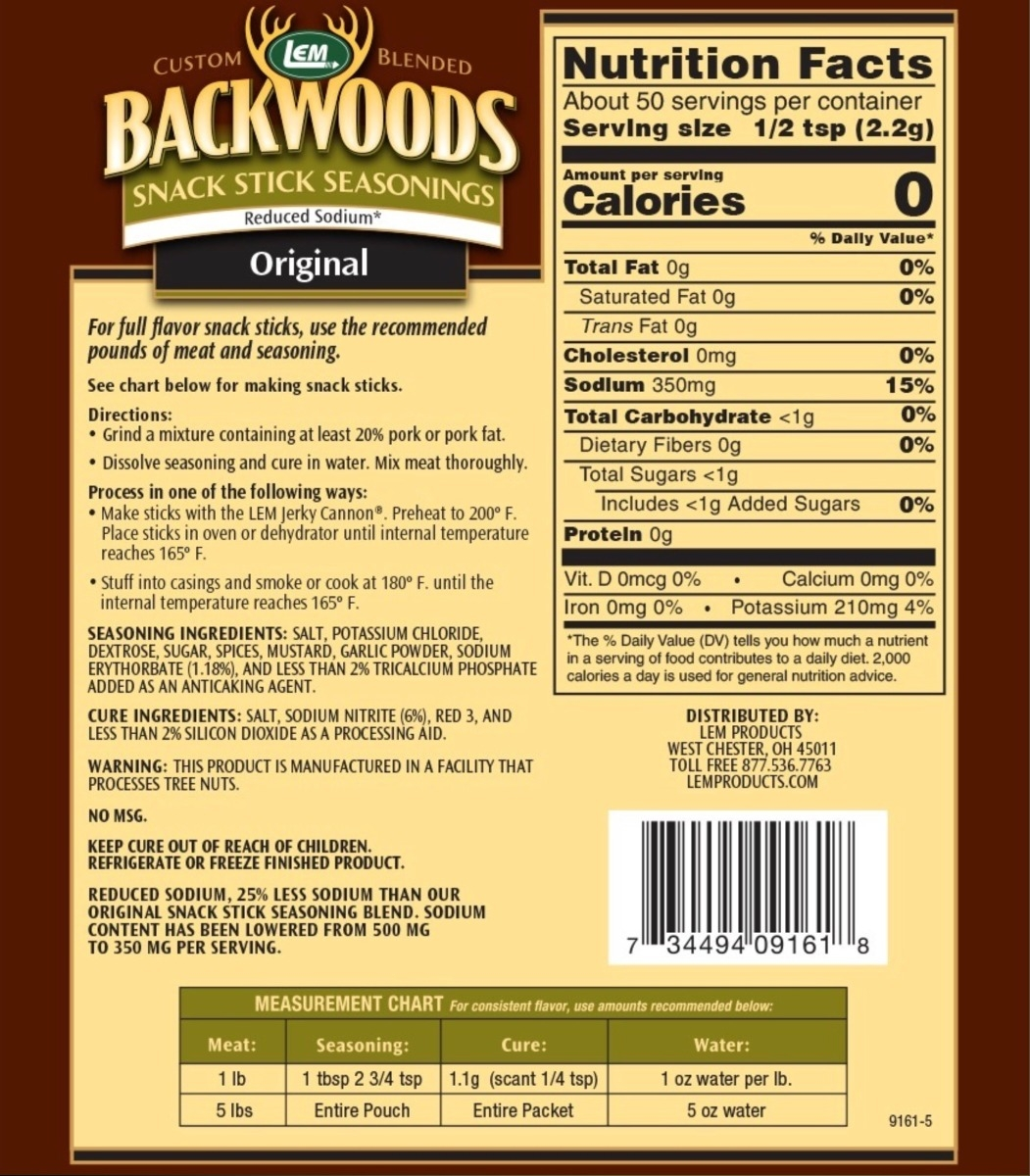 LEM Backwoods Reduced Sodium Jerky Seasonings 8 LEM Backwoods Reduced Sodium Jerky Seasonings - Image 6