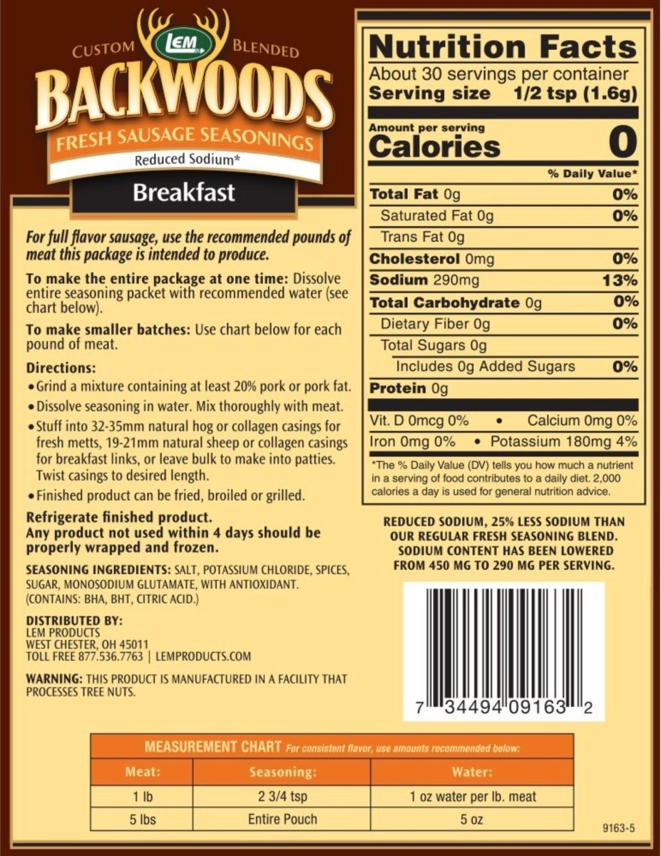 LEM Backwoods Reduced Sodium Jerky Seasonings 10 LEM Backwoods Reduced Sodium Jerky Seasonings - Image 8