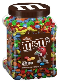 M&M Milk Chocolate Pantry Canister 62 oz