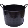 Tuff Stuff Multi Purpose Flexible Flex Black Tub, 4.2 Gallon -Home Goods Sales Store f4 bk 1