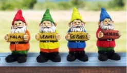 Alpine Gnome Statue w/Sign - Assorted