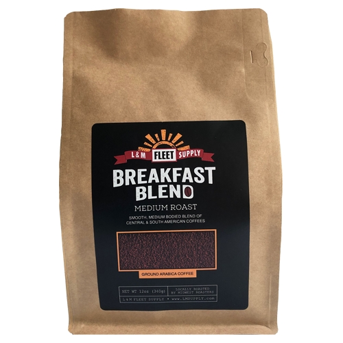 L&M Supply 12 oz Ground Coffee, Breakfast Blend 3 L&M Supply 12 oz Ground Coffee, Breakfast Blend